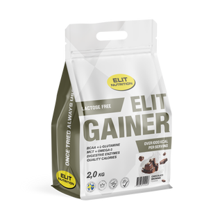 ELIT GAINER - Choklad Brownie - Laktosfri - 2000g