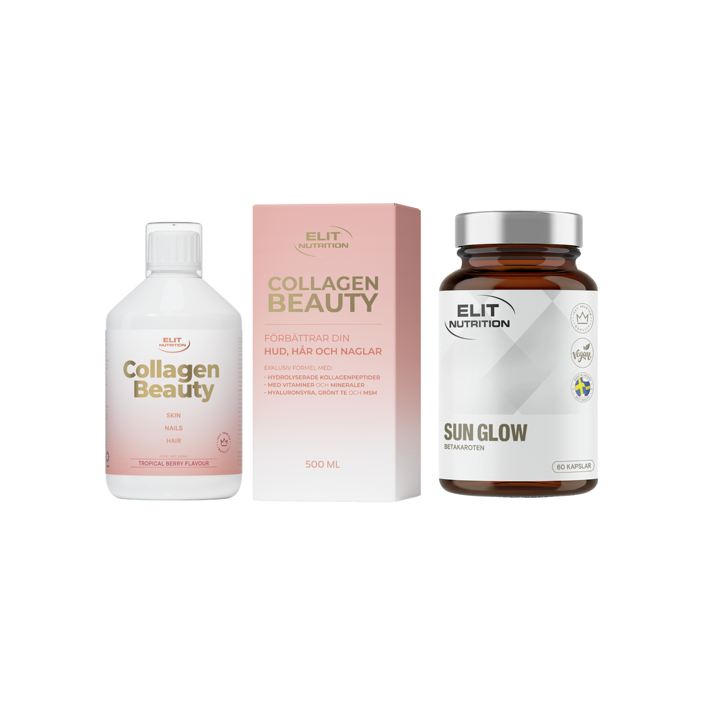 Hår, hud, naglar - Paket, Collagen + Betakaroten
