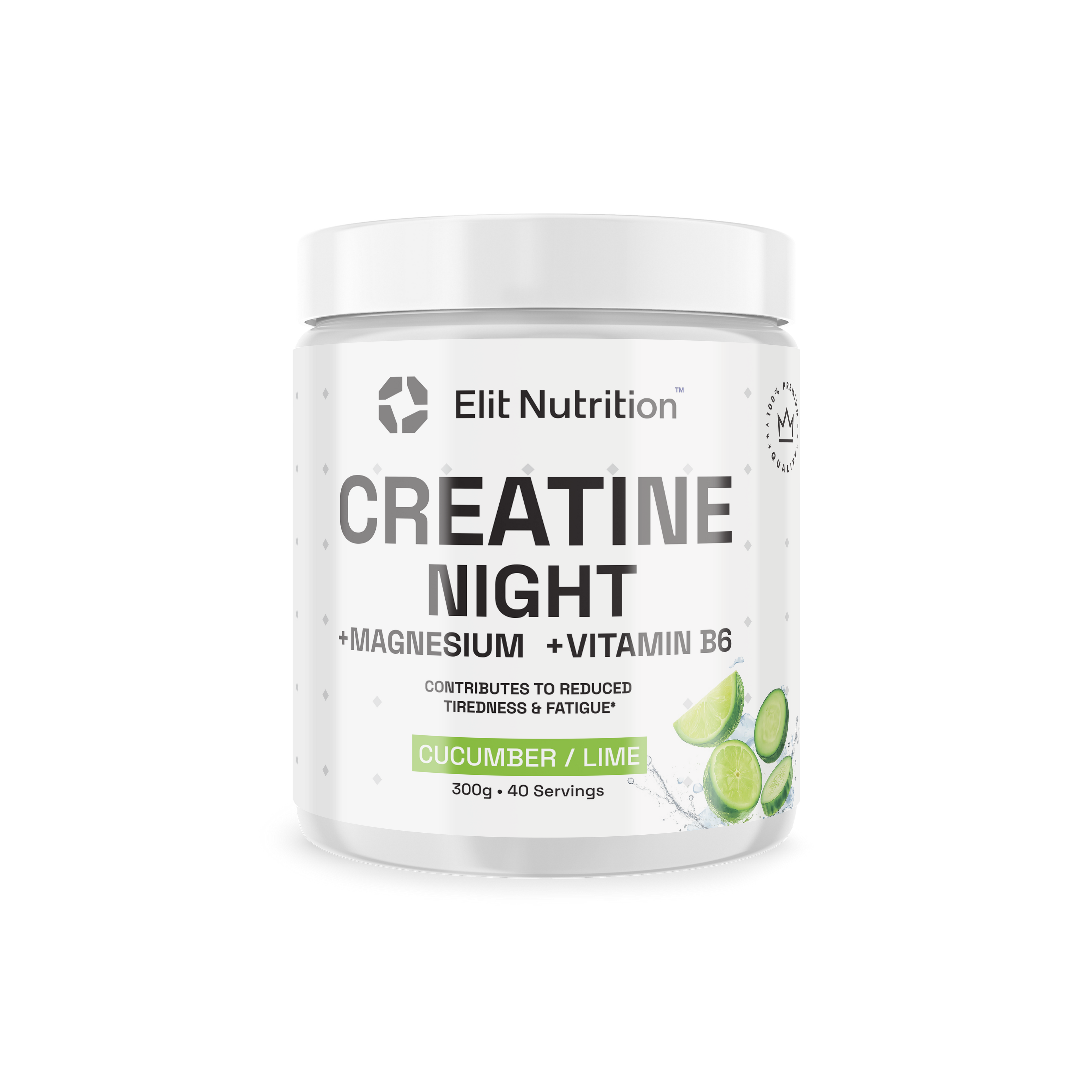 Creatine Night + Magnesium + Vitamin B6 – Cucumber/Lime