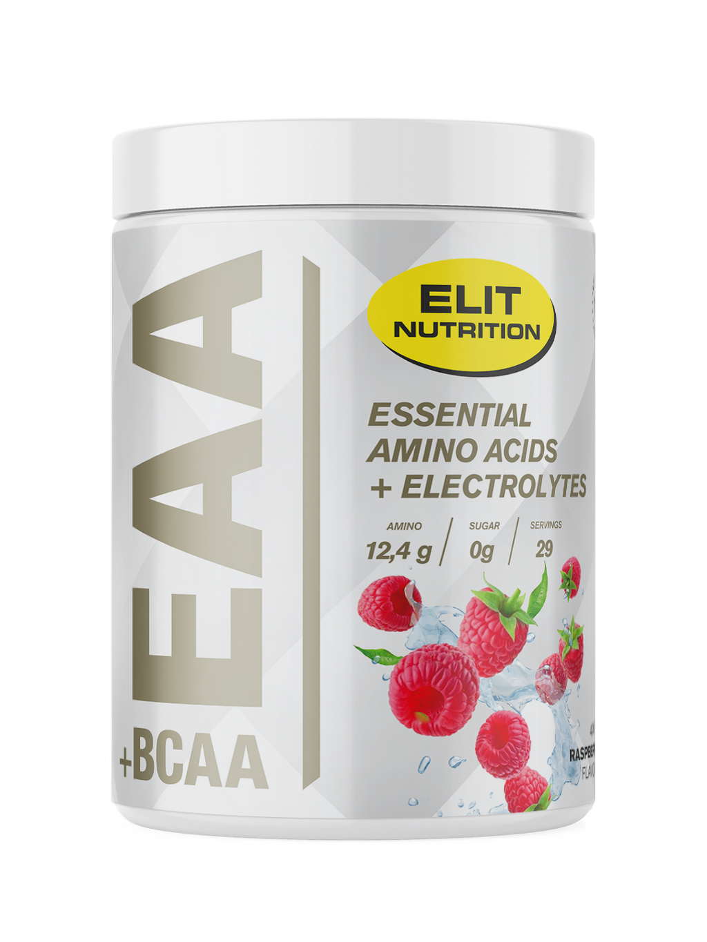 EAA + BCAA med Elektrolyter, 400g - Raspberry