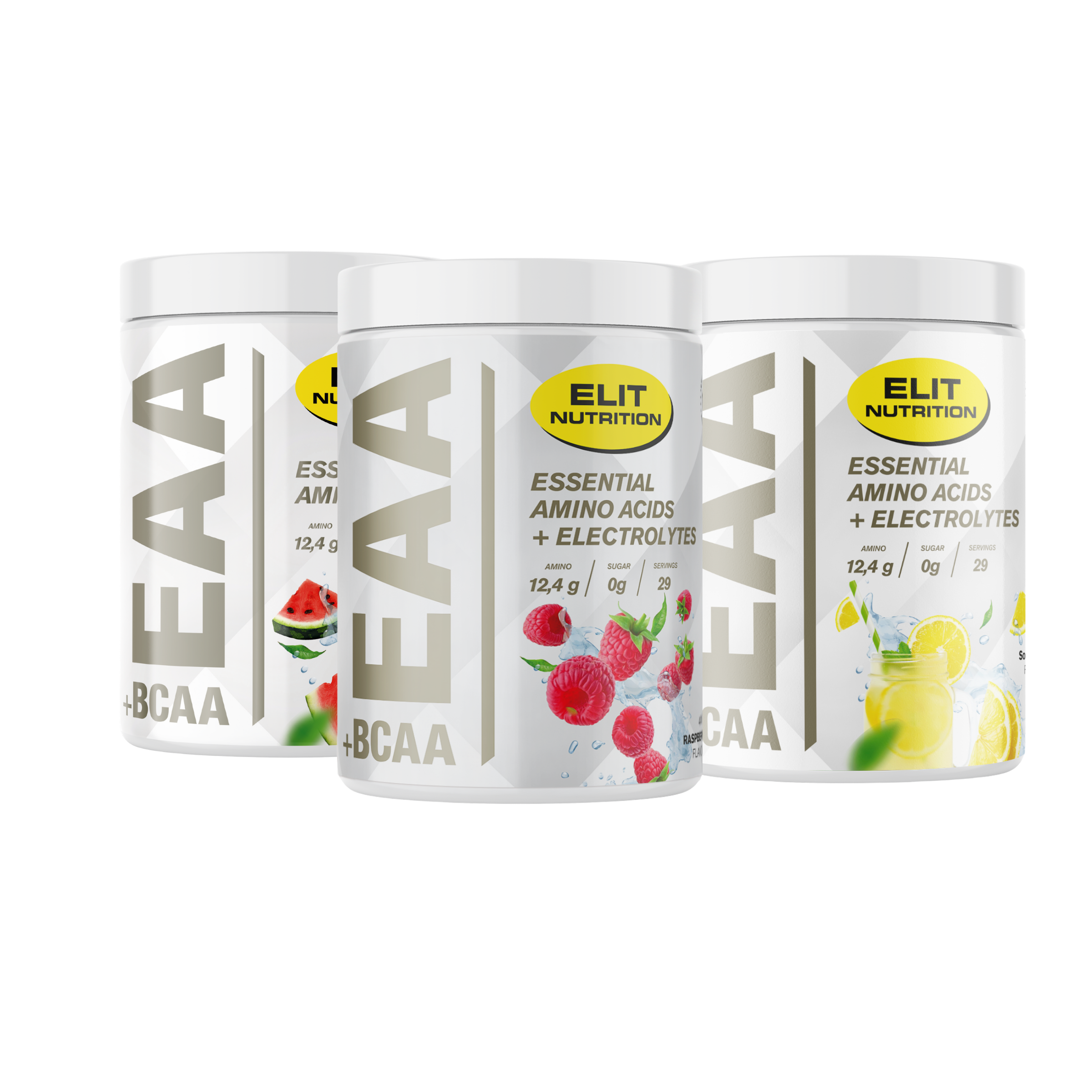 EAA + BCAA med Elektrolyter, 400g - 3-pack
