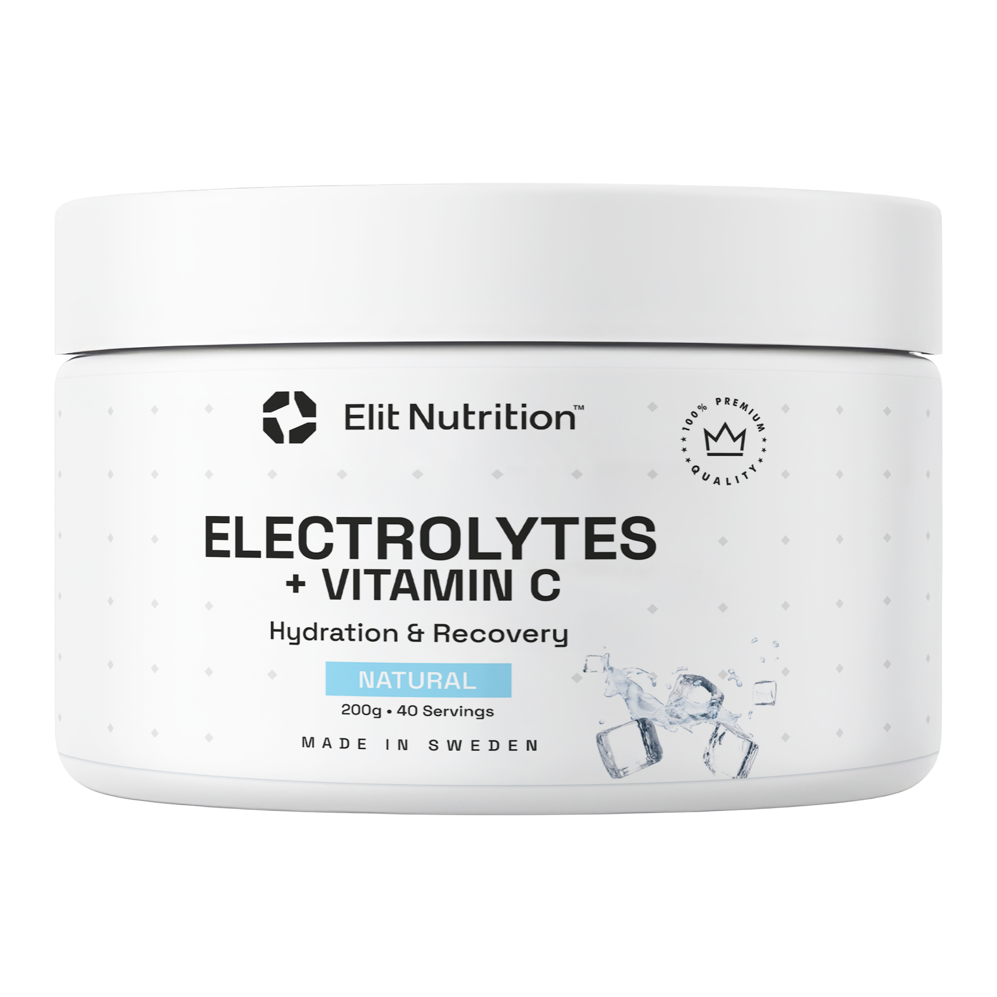 Electrolytes + Vitamin C – Naturel utan smak