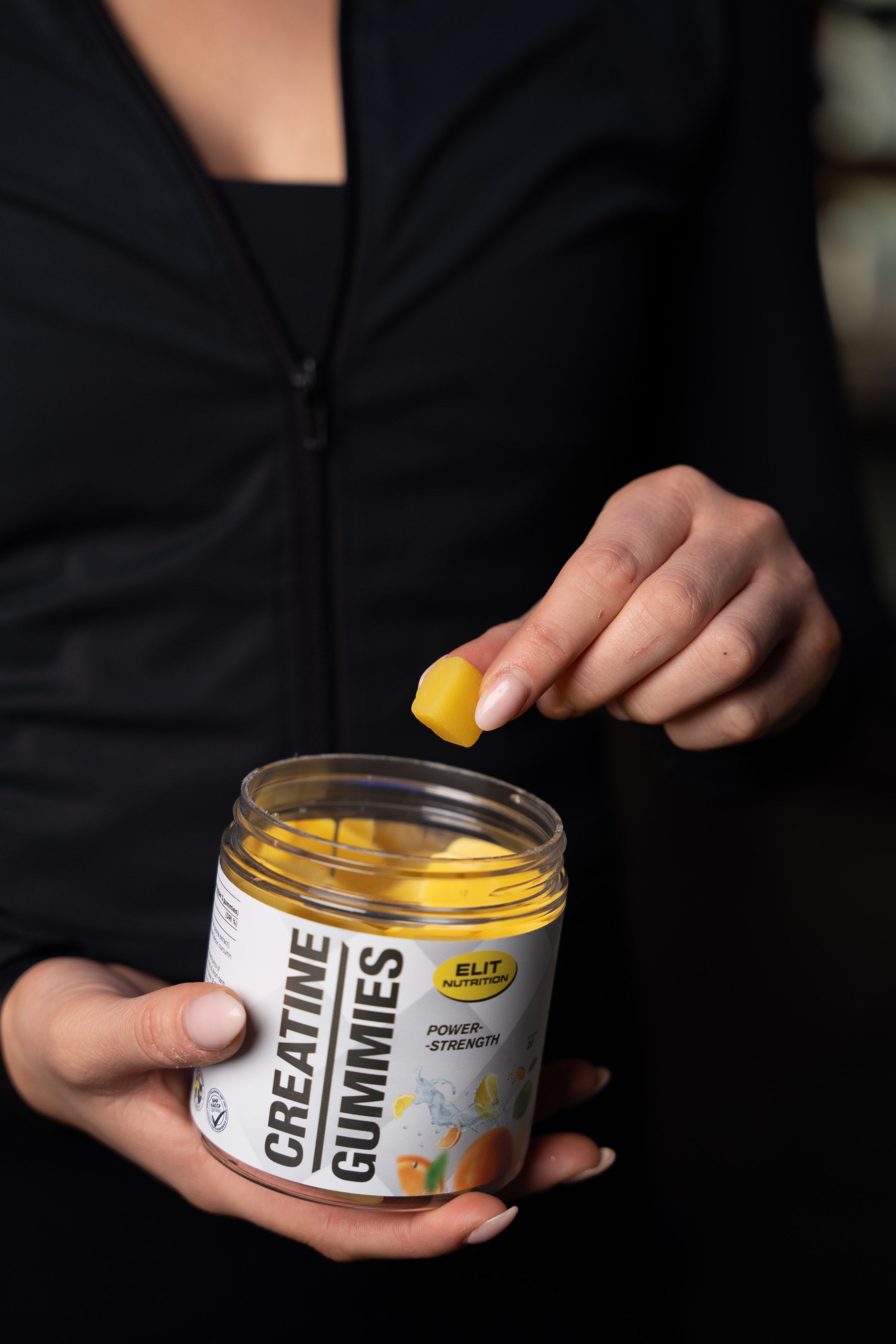 Kreatin Gummies 4500 mg, Lemon - 60 st