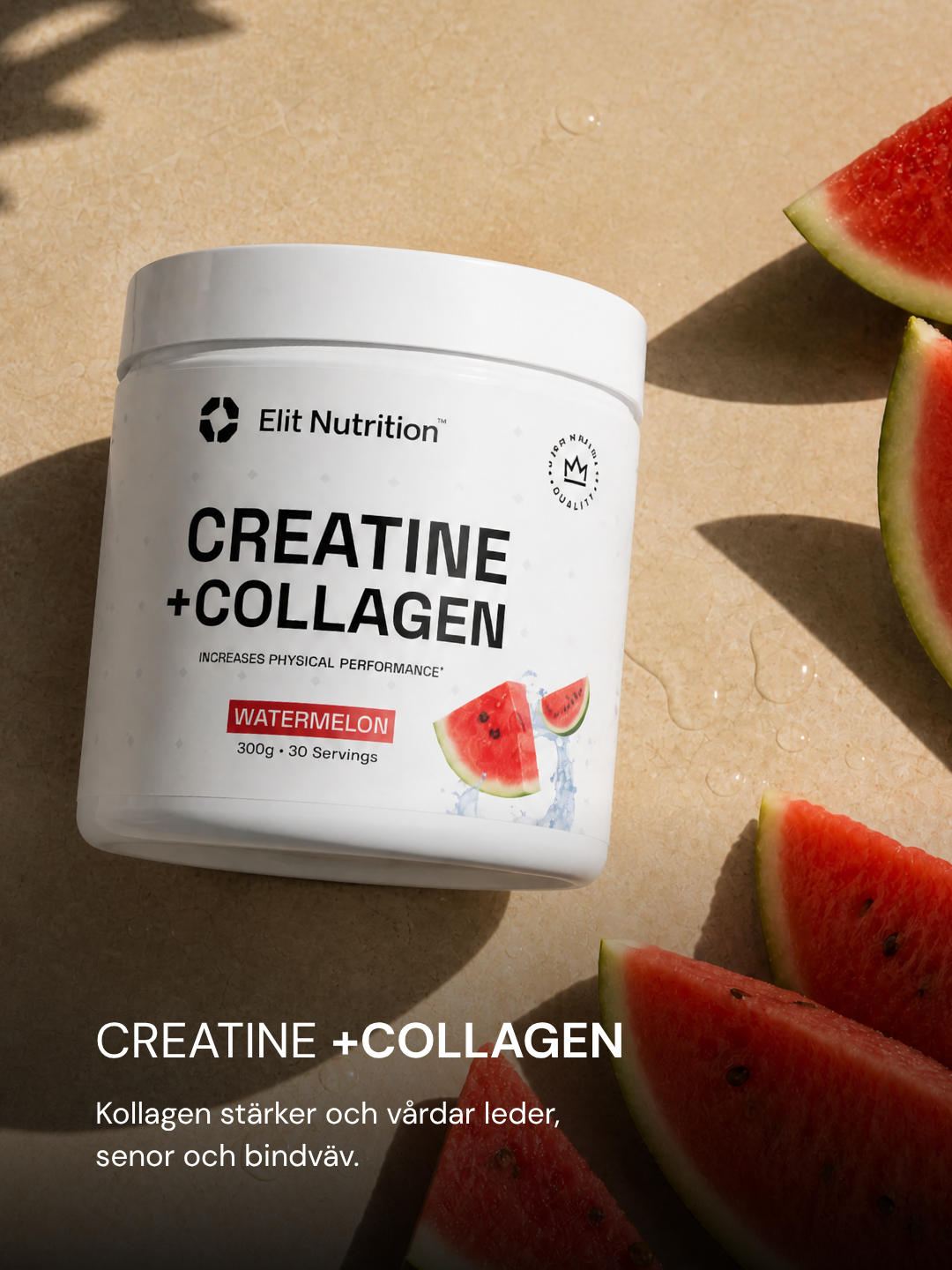 Creatine + Collagen Peptides – Vattenmelon