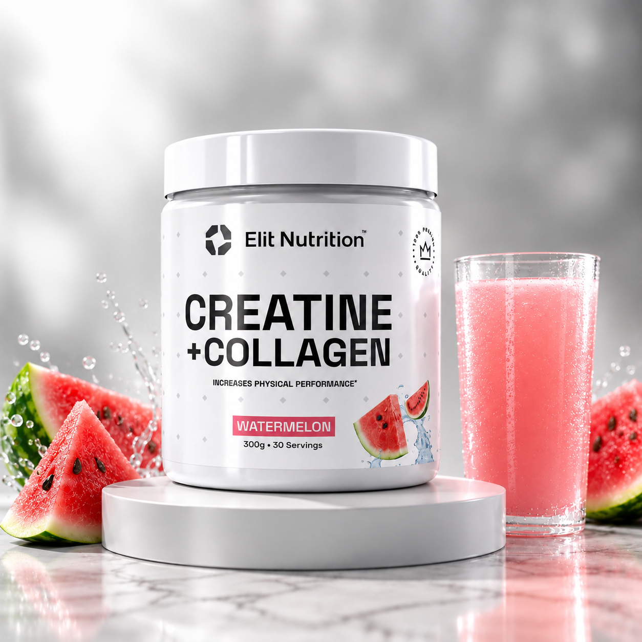 Creatine + Collagen Peptides – Vattenmelon