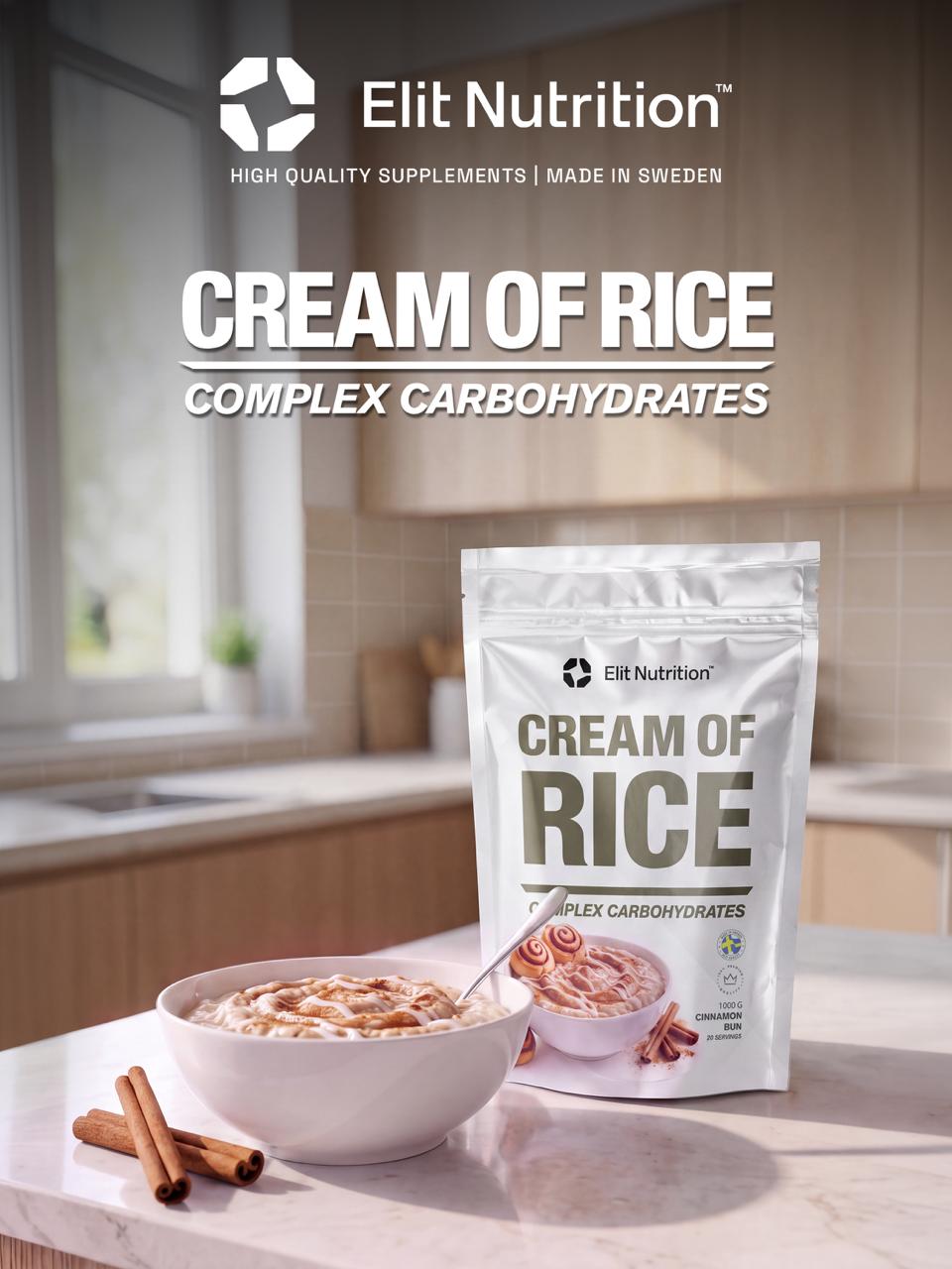 CREAM OF RICE, 1000g, Cinnamon Bun
