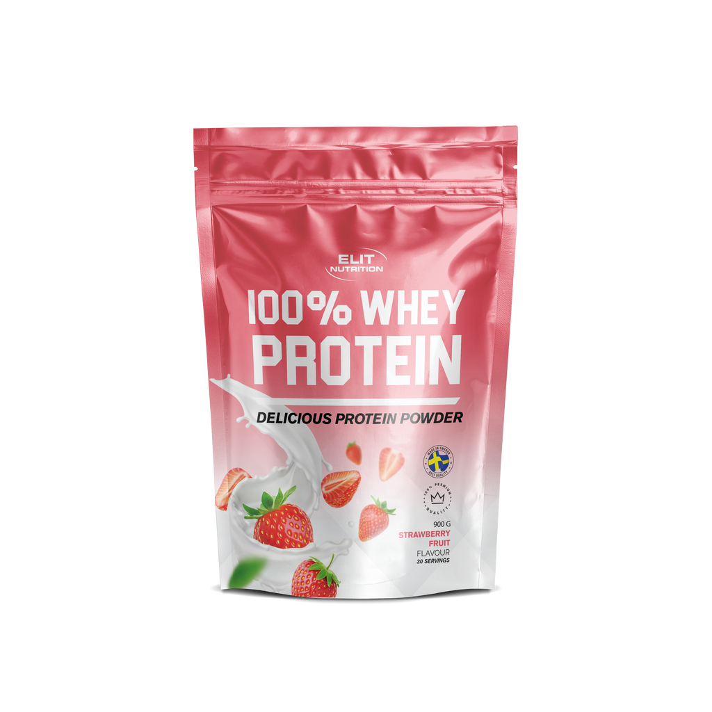 100% Whey - Strawberry Fruit, 900g
