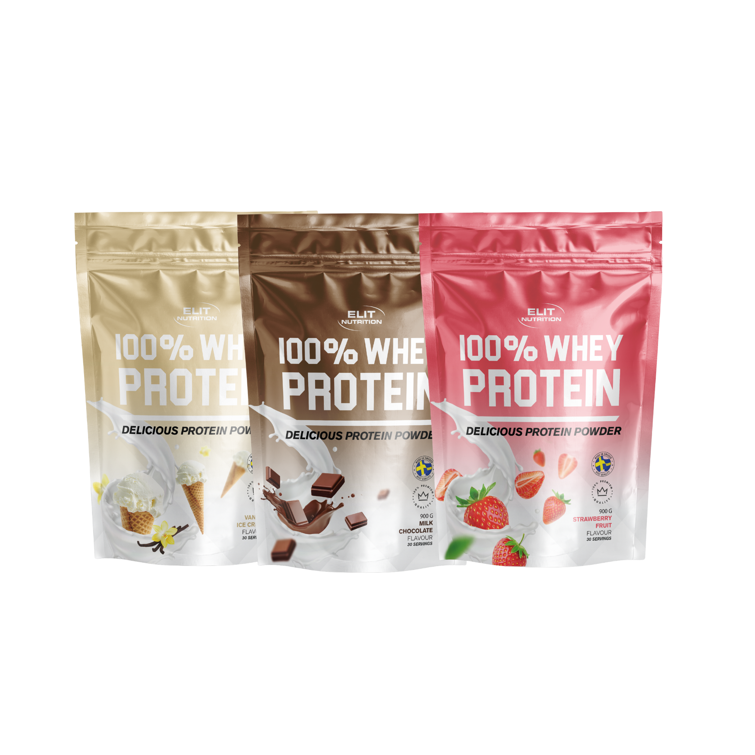 3-pack 100% Whey Protein