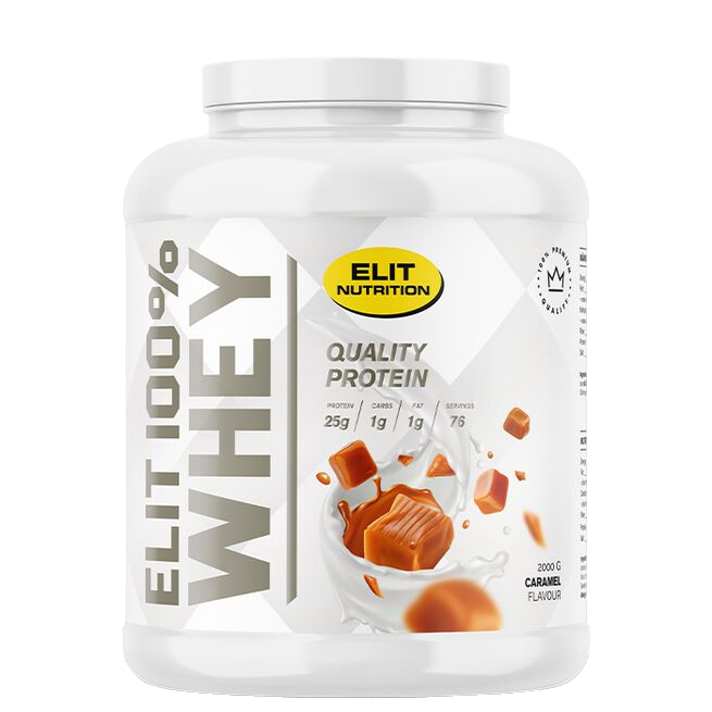 ELIT 100% Whey Protein - Caramel, 2000g