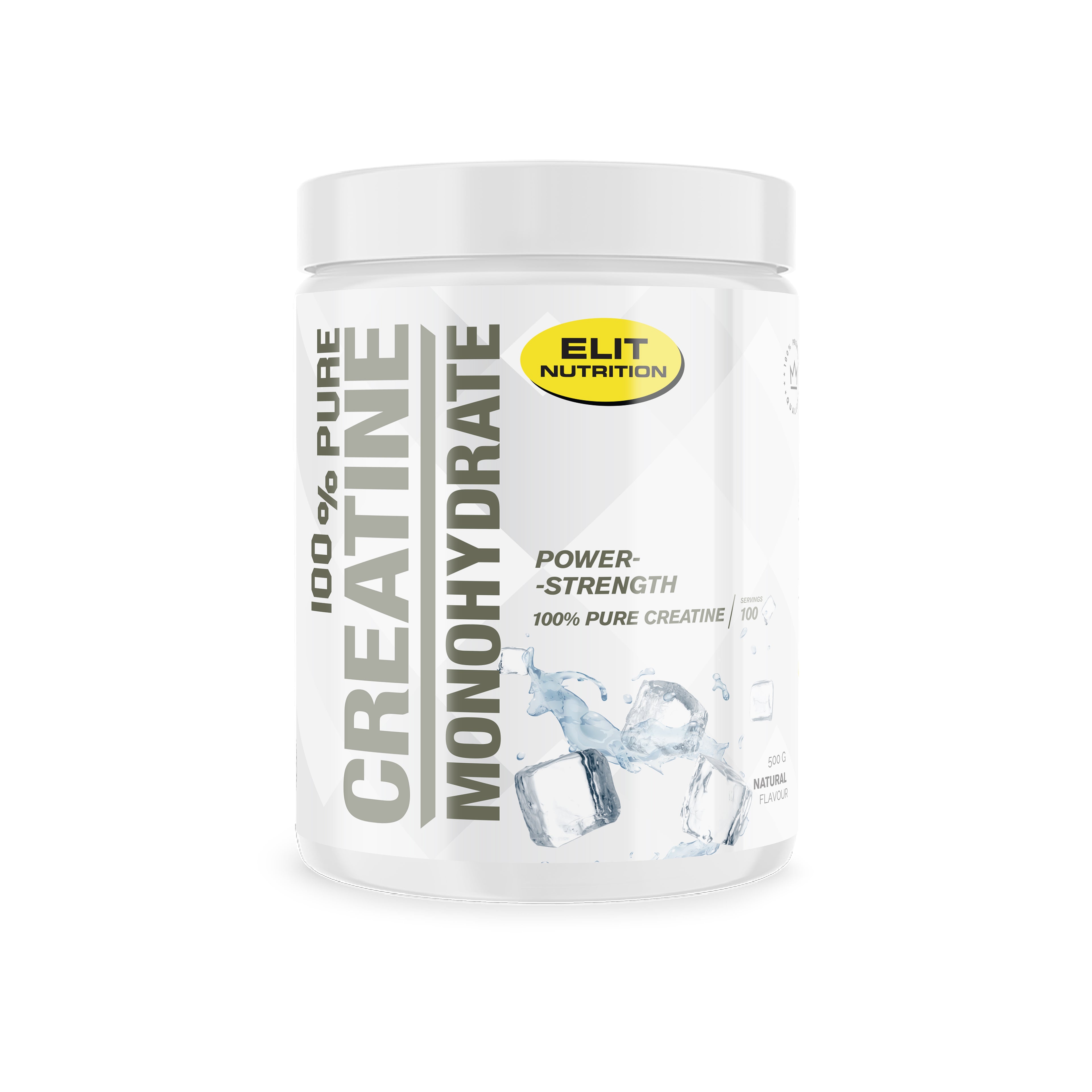 Kreatin monohydrat 100%, 500g - Naturell