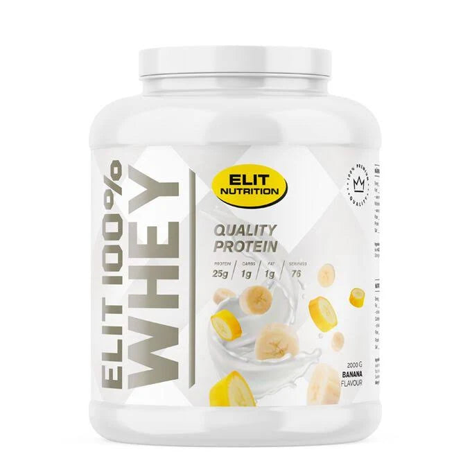 ELIT 100% Whey Protein  - Banan, 2000g